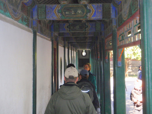 These covered corridors were created to keep the Royals from getting wet.
